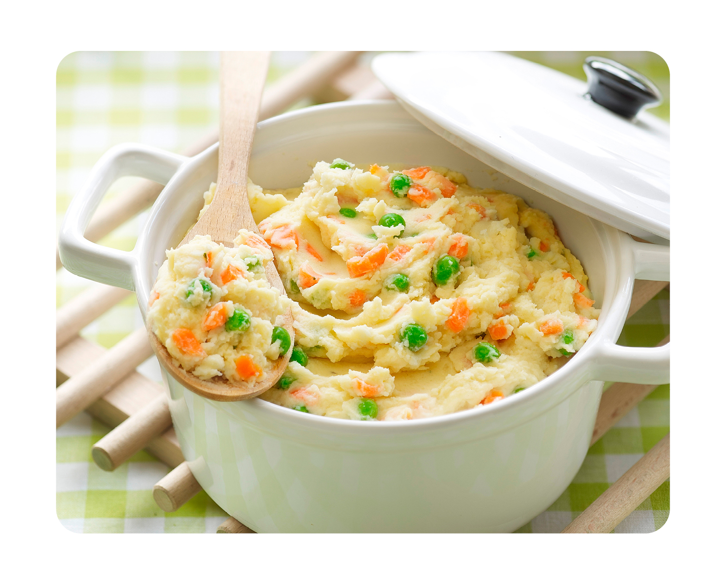 Vegetable and potato purees